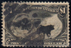 US 292 Early Commemoratives F - VF Used Somewhat Heavy Cancel - Sound! cv $700