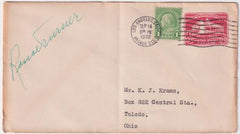 US 1932 U525 Cover Signed by Roscoe Turner, Aviator
