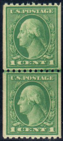 US 486 Washington / Franklin XF NH Line Pair cv $45