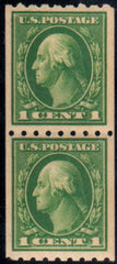 US 410 Washington / Franklin VF Mint NH Fresh Pair cv $32.50