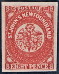 Newfoundland 8 XF Mint NH - Beautiful! Vincent Greene Cert