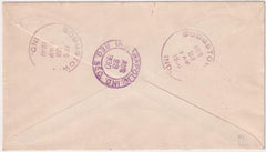 US Indiana, Boggstown 566, U429  Fancy Cancel Cover Star and Moon