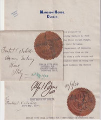 US 1934 Pond-Sabelli Transatlantic Flight to Rome, Crash in Italy, to London, to NY
