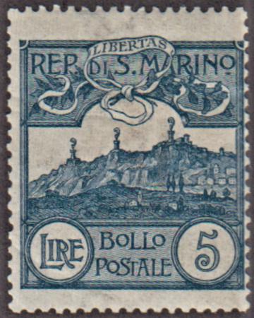 Italy San Marino 75 Just Fine Hinged Nice Color AP Cert cv $275