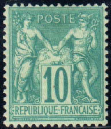 France 68 F - VF+ Mint LH Very Well Centered Type I Signed "J. Depasse" cv $800