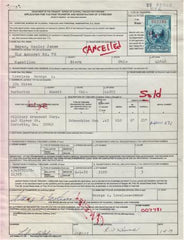 US RY6 Revenue Corner Copy on VF License, 6/1/78 cv $125