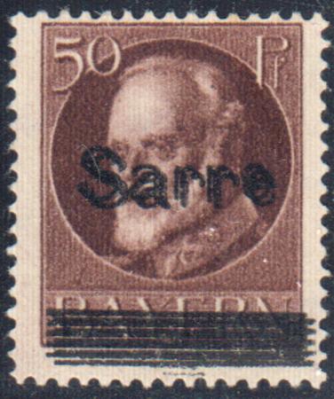 Saar 31a Fine+ NH Signed A Burger BPP cv $575