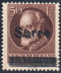Saar 31a Fine+ NH Signed A Burger BPP cv $575