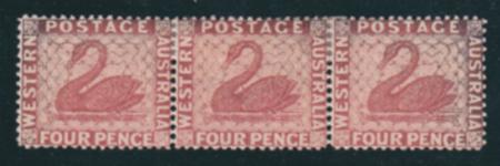 Western Australia 61 Strip of 3, SG105