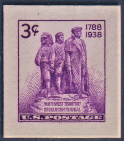 US 837P2 Superb Small Die Proof on White Wove - PF Cert