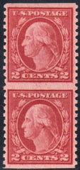 US 540A Washington / Franklin VF-XF Mint NH Imperf Pair