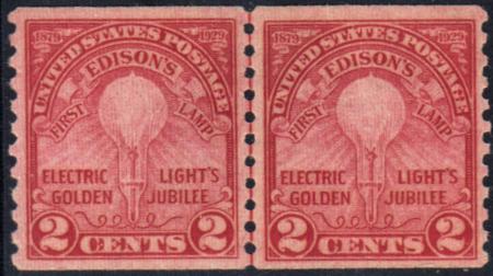 US 656 VF Mint NH Pair cv $110