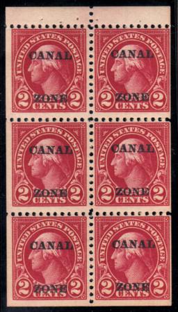 US Possessions - Canal Zone 73a F-VF Mint NH - Fresh cv $260