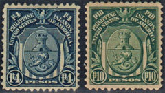 US Possessions - Philippines 253-4 VF Mint H/LH cv $385