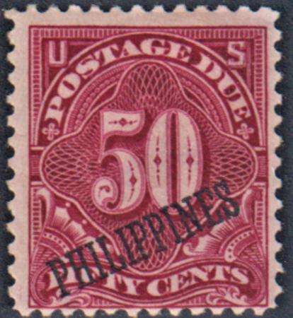 US Possessions - Philippines J5 Fine Mint Hinged cv $250