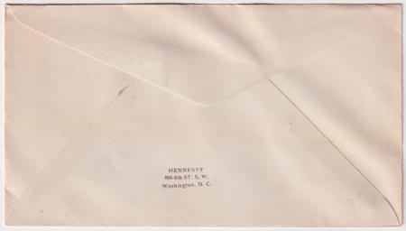 US IIinois, Henton 716 Fancy Cancel Cover, George Washington