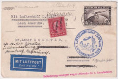 Germany 1929 1st Round the World Flight to NJ then Forwarded back to Germany by Ship