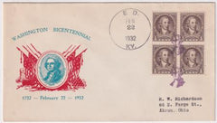 US Kentucky, Ed 707 Fancy Cancel Cover,  Small Washington Bust