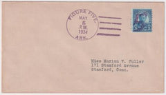 US Arkansas, Figure Five 637 Fancy Cancel Cover, Solid Numeral 5