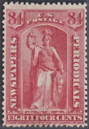 US PR46 Newspaper Fine Mint No Gum As Issued Reperfed at Bottom, PF Cert cv $5,250