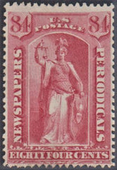 US PR46 Newspaper Fine Mint No Gum As Issued Reperfed at Bottom, PF Cert cv $5,250