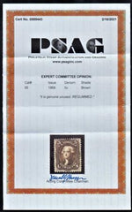 US 95 Early Classics F+ Mint Regummed PSAG Cert cv $1,250