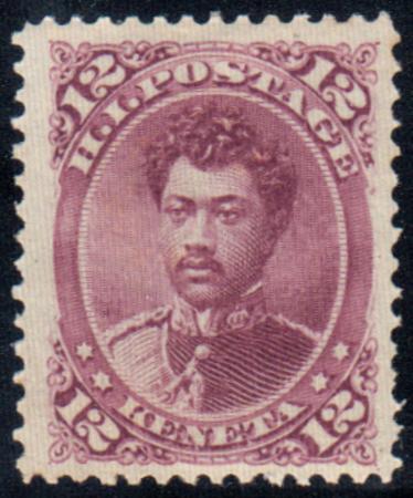US Possessions - Hawaii 46 F-VF Hinged Fresh! cv $90