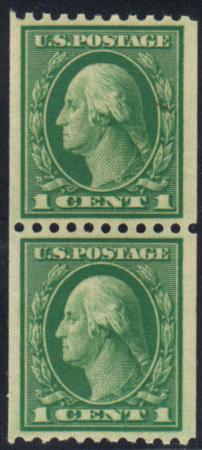 US 448 Washington / Franklin XF Mint NH Pristine Pair cv $115