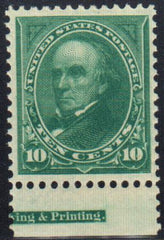 US 273 Bureau and Regular Issue VF-XF Mint LH Large Margin, Weiss Cert cv $130