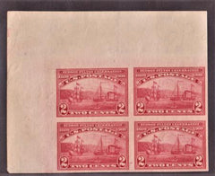 US 373 Early Commemoratives NH Corner Block of 4 cv $160+