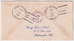 US Oklahoma, Gray Horse 632, 634, 636,651,680 Fancy Cancel Cover, Horse Cancel