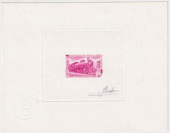 Congo 1973 285 Signed Die Proof in Magenta, Train