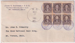 US Kentucky  Ed 704 Fancy Cancel Cover  Harp