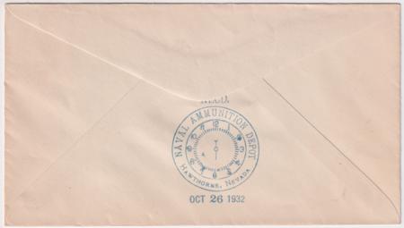 US Nevada, Hawthorne 705 Fancy Cancel Cover, Anchor