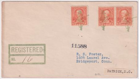 US North Carolina, Patrick 711 fancy Cancel Cover, Leprechaun