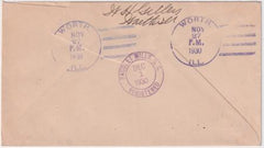 US Illinois, Worth 481, 563, 654 Fancy Cancel Cover, Turkey in Purple