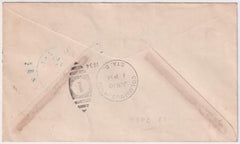 US West Virginia, Blue Jay 728 Fancy Cancel Cover, Bird Cancel