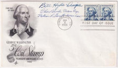 US 1304  Autographed Cover  Signed by the Designer and Engraver