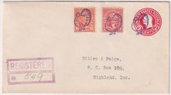 US Texas, Turkey 638, 641, U429 Fancy Cancel Cover, Flag