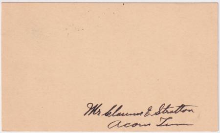 US Tennesse, Acorn UX27 Fancy Cancel Cover, Acorn Fancy Cancel