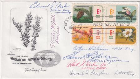 US 1376-79 FDC Signed by the Designers and Engravers