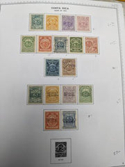 Costa Rica 1883-1992 Mint and Used Collection in Minkus 3-Ring Binder