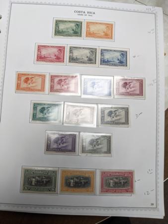 Costa Rica 1883-1992 Mint and Used Collection in Minkus 3-Ring Binder