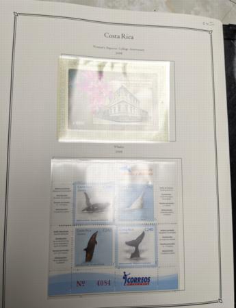 Costa Rica 1991-2011 Min NH Collection in 5-Ring Binder in Slipcase