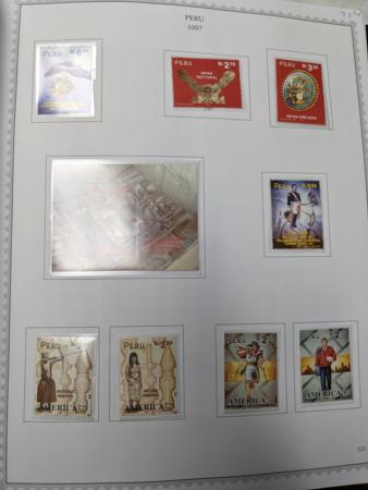 Peru 1996-2013 Newly Mounted Modern Collection in Minkus Binder with Loose pages