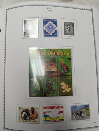 Peru 1996-2013 Newly Mounted Modern Collection in Minkus Binder with Loose pages