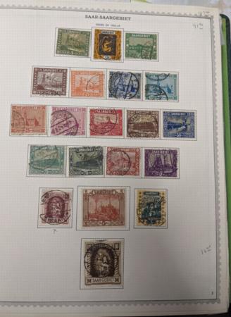 Saar and German Area 1920-1957 Mint and Used Collection in Scott Binder