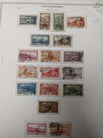 Saar and German Area 1920-1957 Mint and Used Collection in Scott Binder