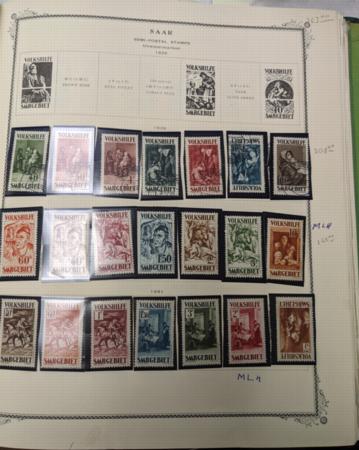 Saar and German Area 1920-1957 Mint and Used Collection in Scott Binder