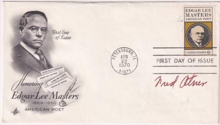 US 1405 FDC Signed by the Designer